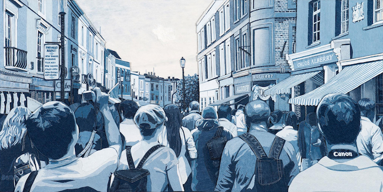 Les tableaux avec des bouts de jeans de Ian Berry Les tableaux avec des bouts de jeans de Ian Berry 9 les-tableaux-avec-des-bouts-de-jeans-de-ian-berry-9