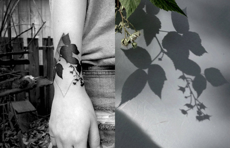 Les tatouages d'ombres de plantes de Tedd Hucks Les tatouages d ombres de plantes de Tedd Hucks 3 Les tatouages d ombres de plantes de Tedd Hucks 3