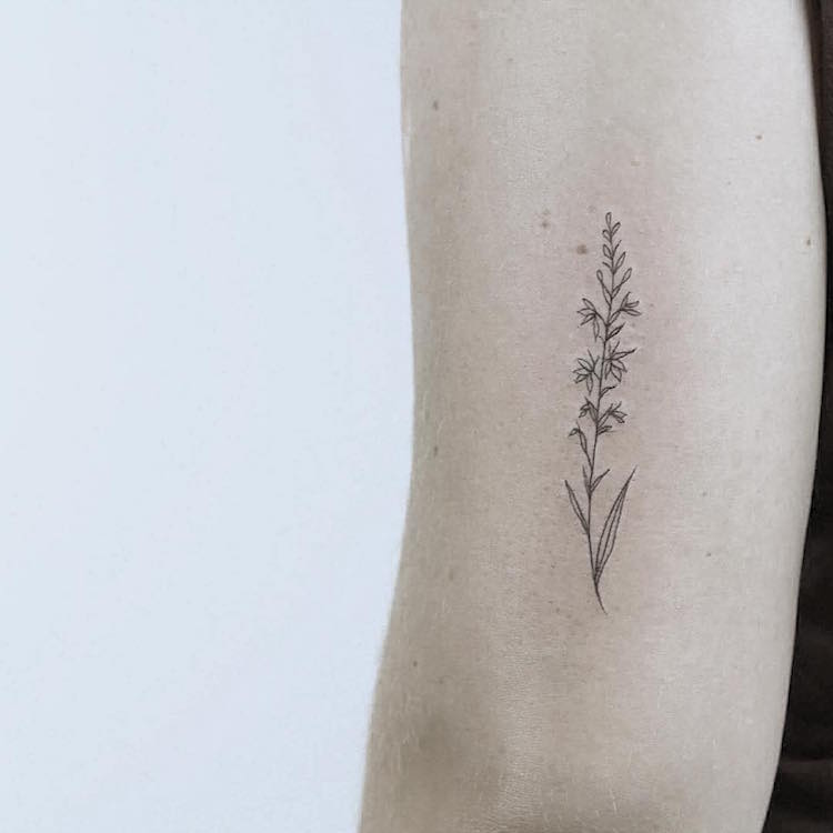 Les délicats tatouages de fleurs et d'animaux minimalistes de Lindsay April delicats tatouages de fleurs et d animaux minimalistes par Lindsay Asselstine 13 delicats tatouages de fleurs et d animaux minimalistes par Lindsay Asselstine 13