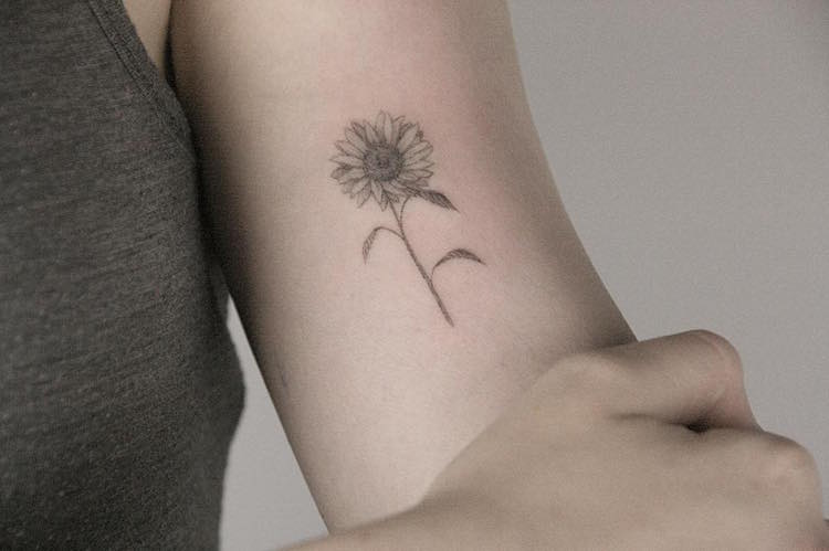 Les délicats tatouages de fleurs et d'animaux minimalistes de Lindsay April delicats tatouages de fleurs et d animaux minimalistes par Lindsay Asselstine 8 delicats tatouages de fleurs et d animaux minimalistes par Lindsay Asselstine 8