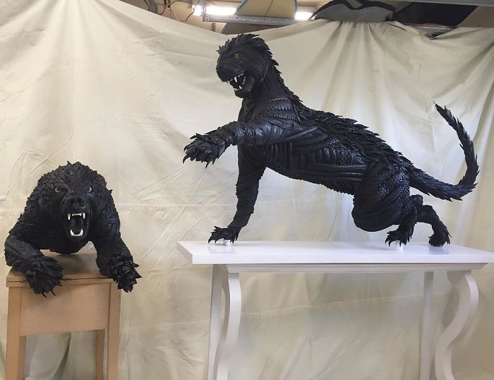 Les incroyables sculptures de pneus de Blake McFarland Les incroyables sculptures de pneus de Blake McFarland 10 Les incroyables sculptures de pneus de Blake McFarland 10