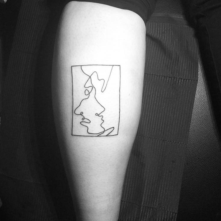 Les tatouages minimalistes surréalistes inspirés de Picasso et autres par Daisy Watson Les tatouages minimalistes surrealistes inspires de Picasso et autres par Daisy Watson 8 Les tatouages minimalistes surrealistes inspires de Picasso et autres par Daisy Watson 8