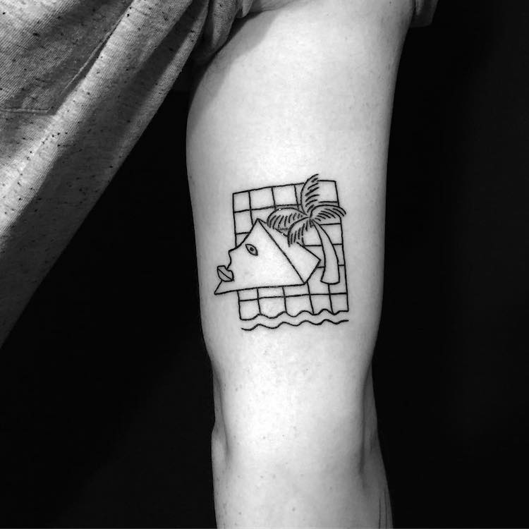 Les tatouages minimalistes surréalistes inspirés de Picasso et autres par Daisy Watson Les tatouages minimalistes surrealistes inspires de Picasso et autres par Daisy Watson 9 Les tatouages minimalistes surrealistes inspires de Picasso et autres par Daisy Watson 9