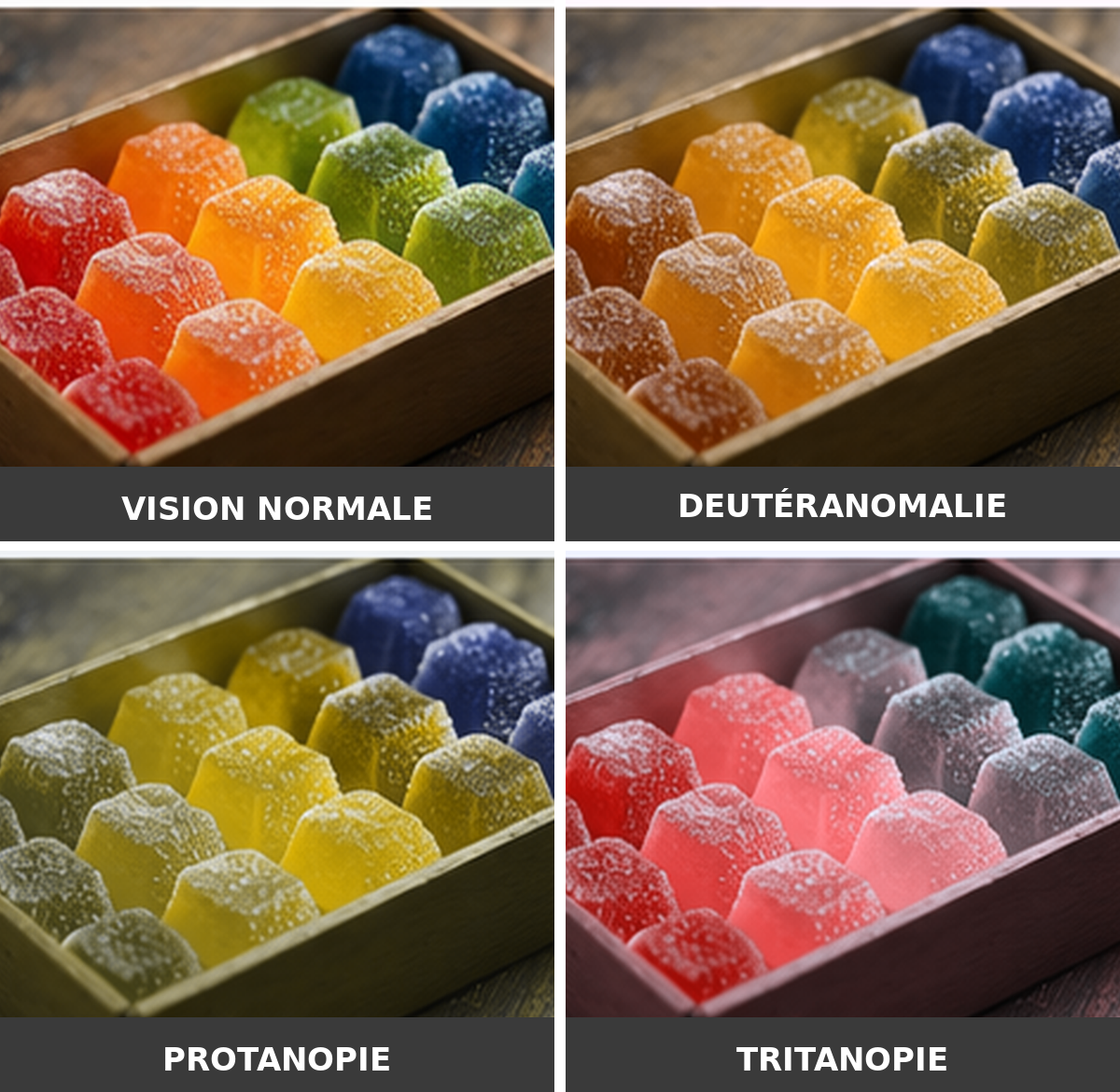 daltonisme bonbons colores recale 1200 daltonisme bonbons colores recale 1200
