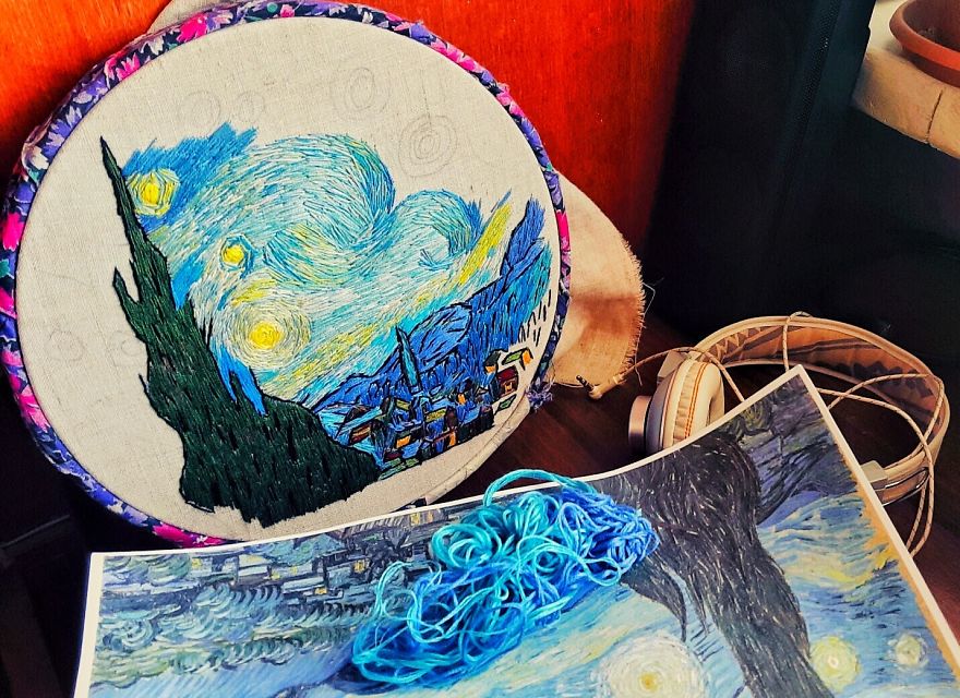 Les tableaux en broderie de Meko Gelashvili les tableaux en broderie de Meko Gelashvili 10 les tableaux en broderie de Meko Gelashvili 10