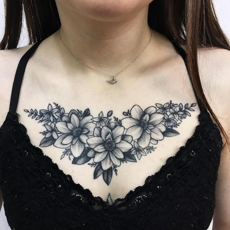 Les tatouages de fleurs de Vlada Shevchenko Les tatouages de fleurs de Vlada Shevchenko 5 Les tatouages de fleurs de Vlada Shevchenko 5