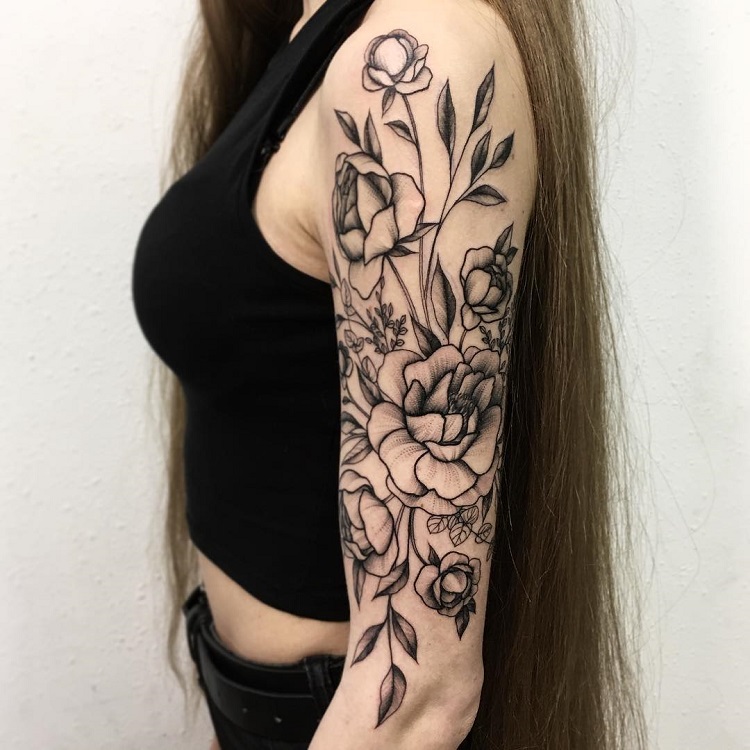 Les tatouages de fleurs de Vlada Shevchenko Les tatouages de fleurs de Vlada Shevchenko 6 Les tatouages de fleurs de Vlada Shevchenko 6