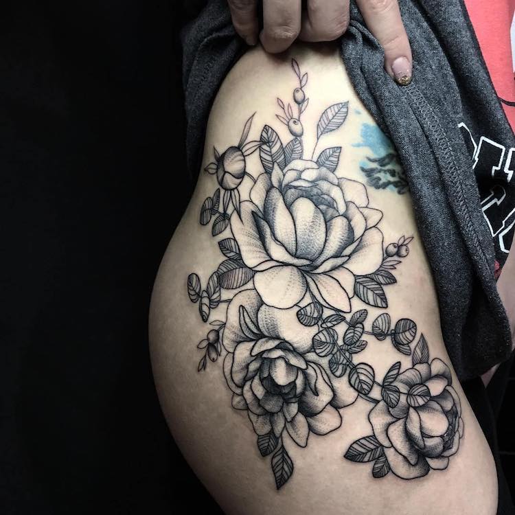 Les tatouages de fleurs de Vlada Shevchenko Les tatouages de fleurs de Vlada Shevchenko 7 Les tatouages de fleurs de Vlada Shevchenko 7