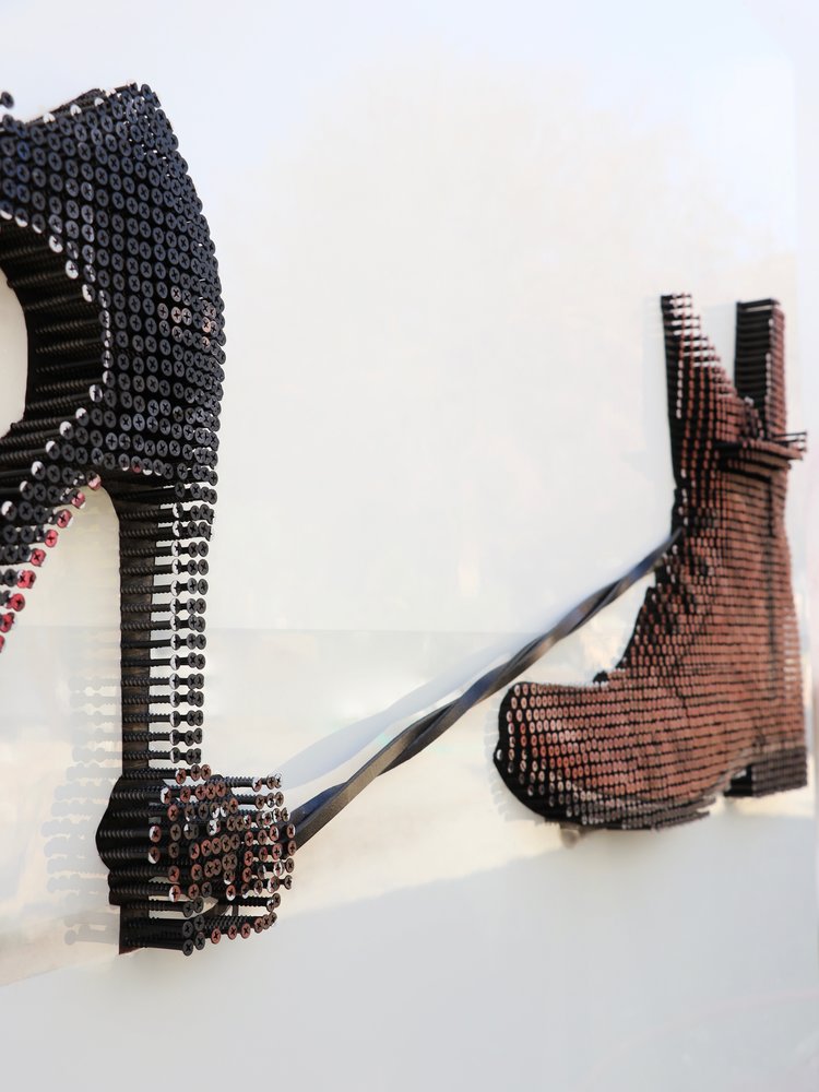 Les étonnants tableaux avec des vis de Andrew Myers Les etonnants tableaux avec des vis de Andrew Myers 6 Les étonnants tableaux avec des vis de Andrew Myers 6