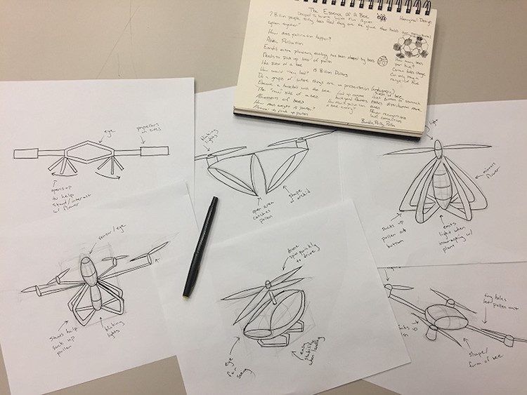 Plan Bee - un drone abeille pour polliniser artificiellement les plantes Plan Bee un drone abeille pour polliniser artificiellement les plantes 7 Plan Bee - un drone abeille pour polliniser artificiellement les plantes 7