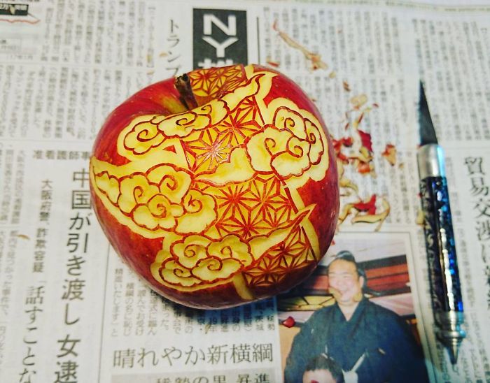 Mukimono: les incroyables sculptures de fruits, légumes et autres de Gaku mukimono les incroyables sculptures de fruits legumes et autres de Gaku 16 Mukimono: les incroyables sculptures de fruits, légumes et autres de Gaku 16