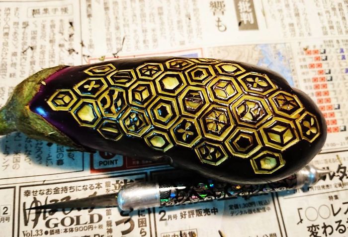 Mukimono: les incroyables sculptures de fruits, légumes et autres de Gaku mukimono les incroyables sculptures de fruits legumes et autres de Gaku 17 Mukimono: les incroyables sculptures de fruits, légumes et autres de Gaku 17