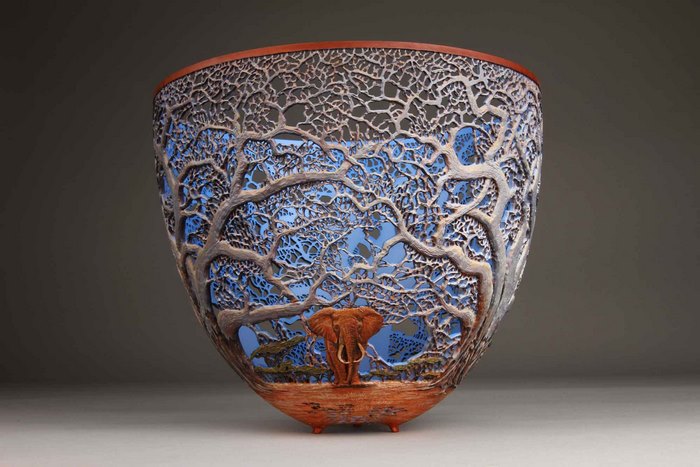 Les sculptures en forme de vases inspirées par la nature kenyanne de Gordon Pembridge sculptures en forme de vases inspirees par la nature kenyanne et australienne par Gordon Pembridge 2 Les sculptures en forme de vases inspirées par la nature kenyanne de Gordon Pembridge 2