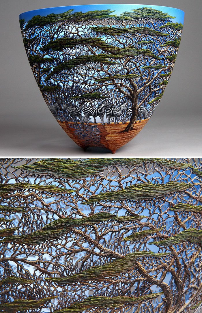 Les sculptures en forme de vases inspirées par la nature kenyanne de Gordon Pembridge sculptures en forme de vases inspirees par la nature kenyanne et australienne par Gordon Pembridge 7 Les sculptures en forme de vases inspirées par la nature kenyanne de Gordon Pembridge 7