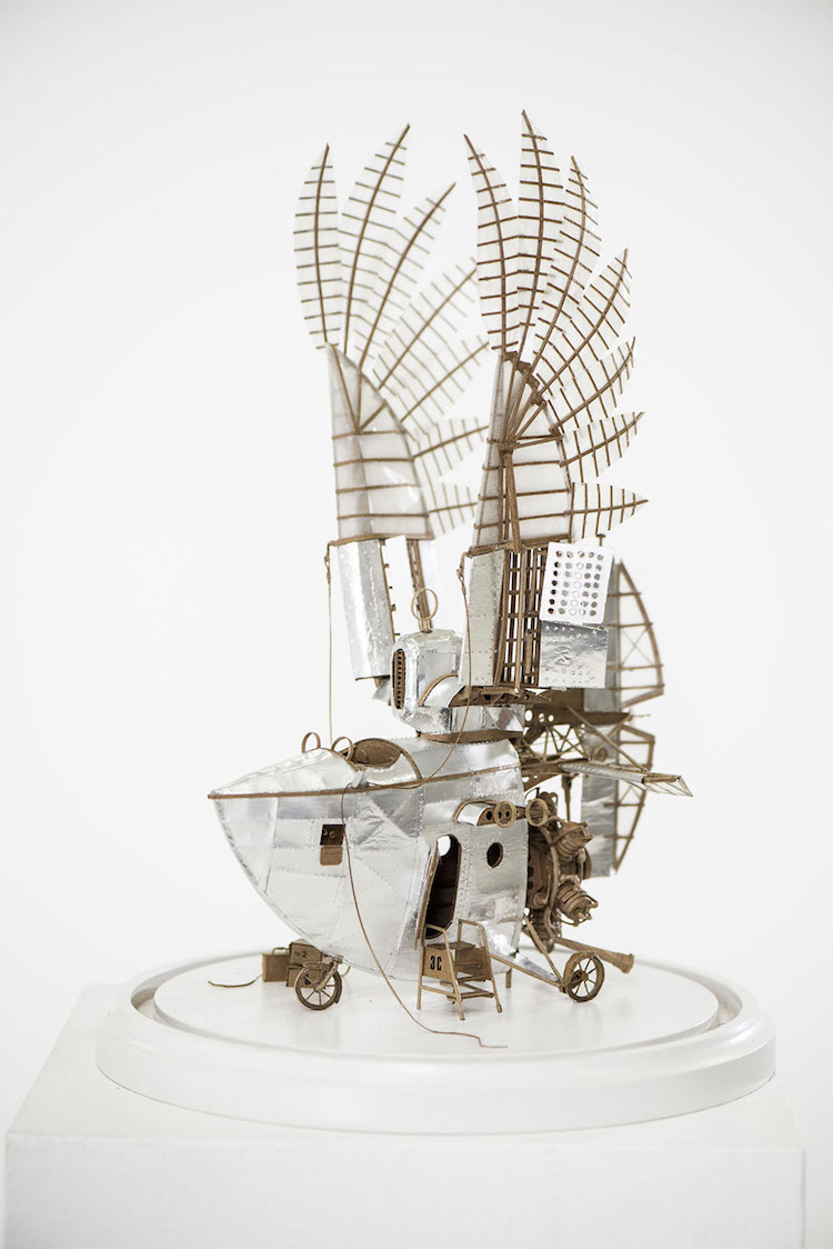 Les vaisseaux volants steampuk en carton de Jeroen van Kesteren aux volants steampuk en carton de Jeroen van Kesteren 4 Les vaisseaux volants steampuk en carton de Jeroen van Kesteren 4