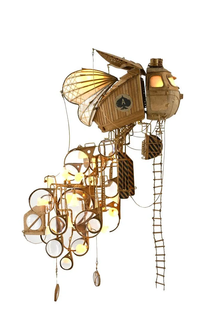 Les vaisseaux volants steampuk en carton de Jeroen van Kesteren les vaisseaux volant steampuk en carton de jeroen van kesteren14 Les vaisseaux volants steampuk en carton de Jeroen van Kesteren 14