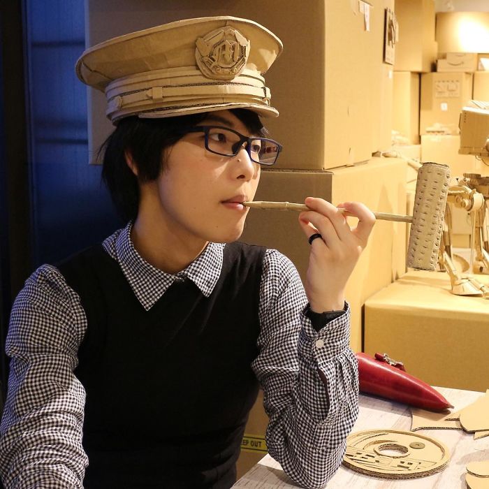 Les stupéfiantes sculptures en carton de Monami Ohno Les stupefiantes sculptures en carton de Monami Ohno 16 1 Les stupéfiantes sculptures en carton de Monami Ohno 16