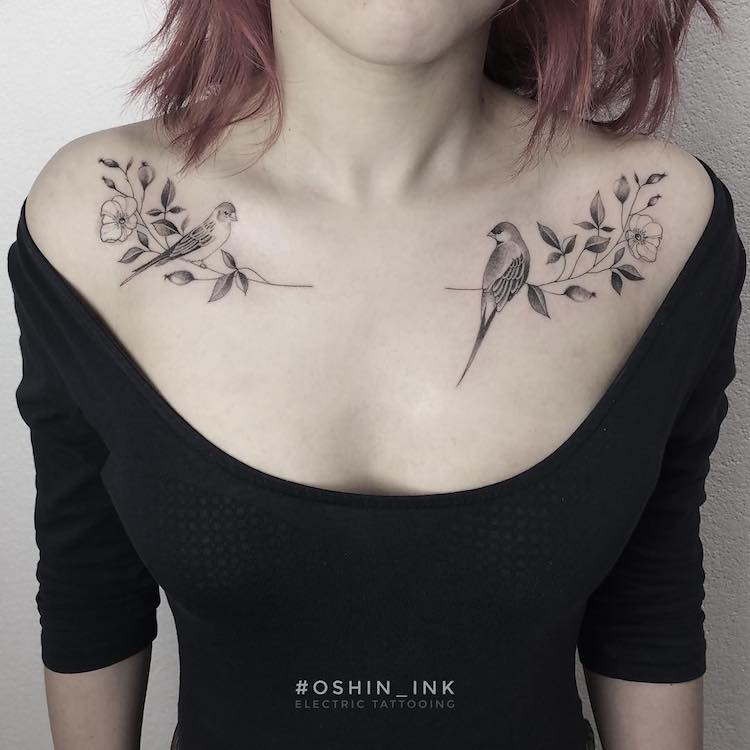 Les tatouages de faune et de flore de Oshin Timoshin Les tatouages de faune et de flore de Oshin Timoshin 2 Les tatouages de faune et de flore de Oshin Timoshin 2