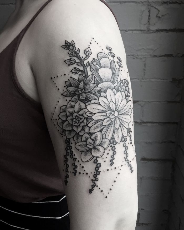 25 magnifiques tatouages de succulents 25 magnifiques tatouages de succulents 4 25 magnifiques tatouages de succulents 4