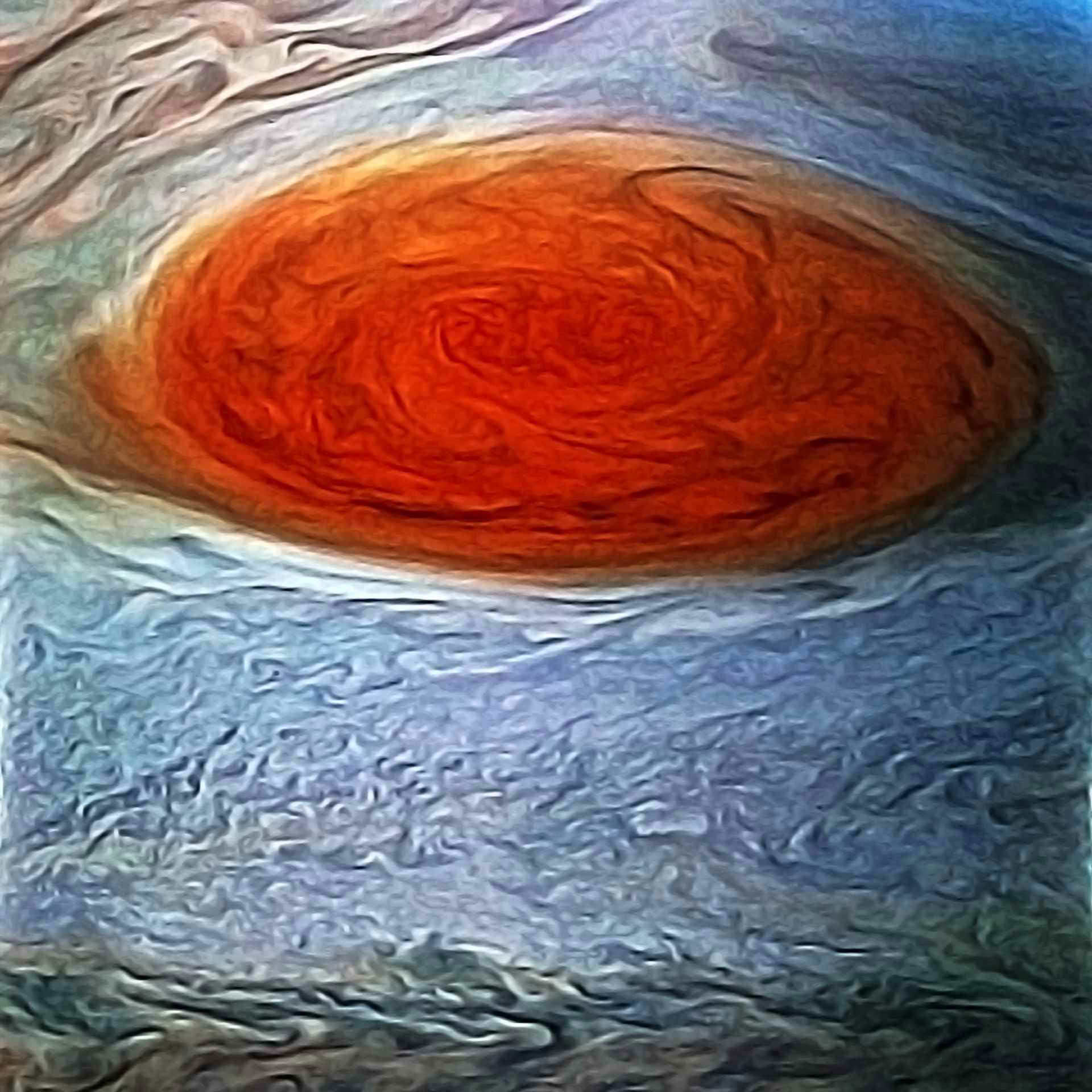 De magnifiques photos de la tache rouge de Jupiter par la sonde Juno De magnifiques photos de la tache rouge de Jupiter par la sonde Juno 8 De magnifiques photos de la tache rouge de Jupiter par la sonde Juno 8