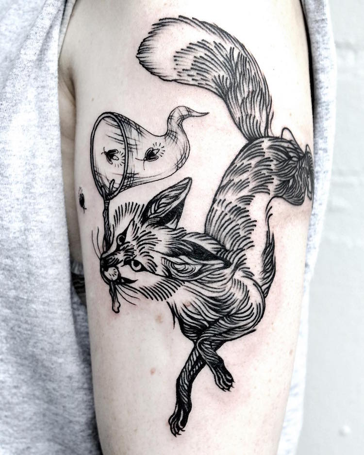 Les délicats tatouages du folklore de A-B M Les delicats tatouages du folklore de A B M 17 Les délicats tatouages du folklore de A-B M 17