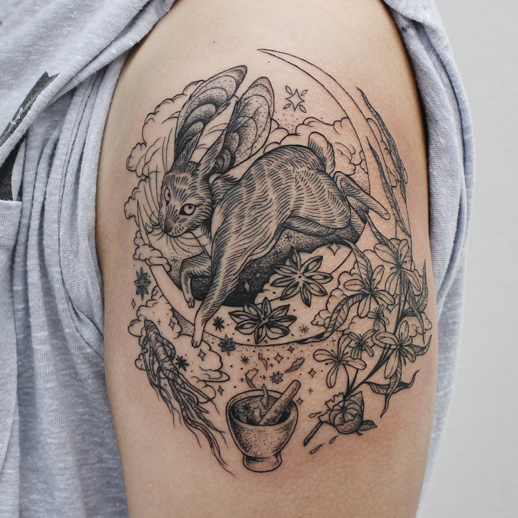 Les délicats tatouages du folklore de A-B M Les delicats tatouages du folklore de A B M 19 Les délicats tatouages du folklore de A-B M 19