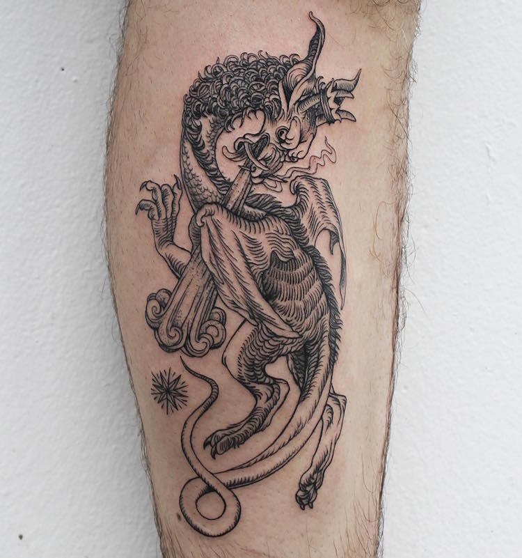 Les délicats tatouages du folklore de A-B M Les delicats tatouages du folklore de A B M 4 Les délicats tatouages du folklore de A-B M 4