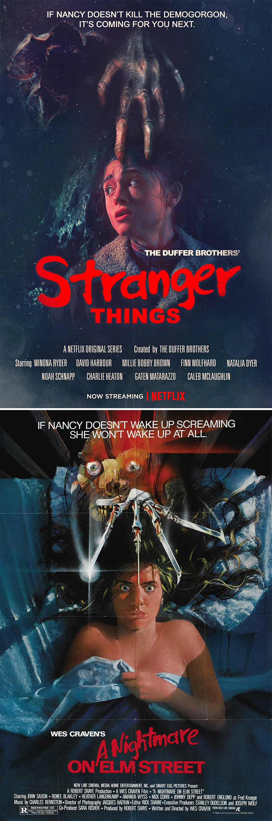 Quand Stranger Things reprend des affiches de films d'horreur des années 70 et 80 Quand Stranger Things reprend des affiches de films d horreur des annees 70 et 80 2 les griffes de la nuit Quand Stranger Things reprend des affiches de films d'horreur des années 70 et 80 Les griffes de la nuit
