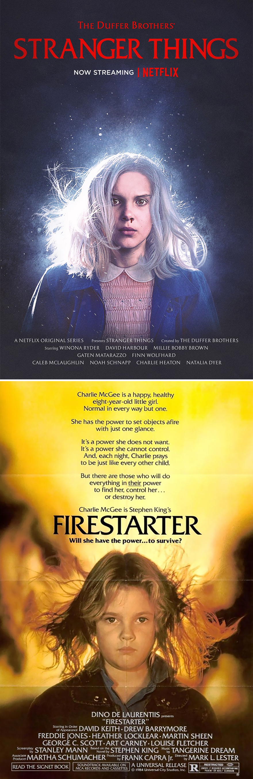 Quand Stranger Things reprend des affiches de films d'horreur des années 70 et 80 Quand Stranger Things reprend des affiches de films d horreur des annees 70 et 80 3 charlie Quand Stranger Things reprend des affiches de films d'horreur des années 70 et 80 Charlie