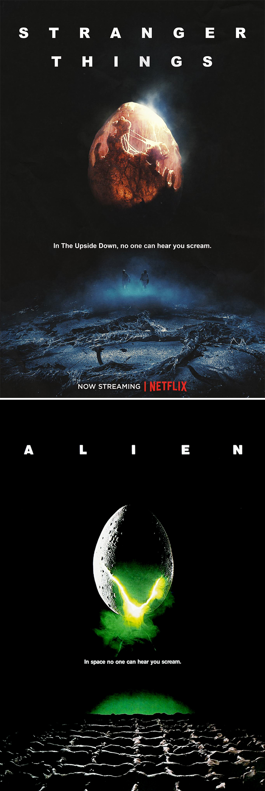 Quand Stranger Things reprend des affiches de films d'horreur des années 70 et 80 Quand Stranger Things reprend des affiches de films d horreur des annees 70 et 80 5 alien Quand Stranger Things reprend des affiches de films d'horreur des années 70 et 80 Alien