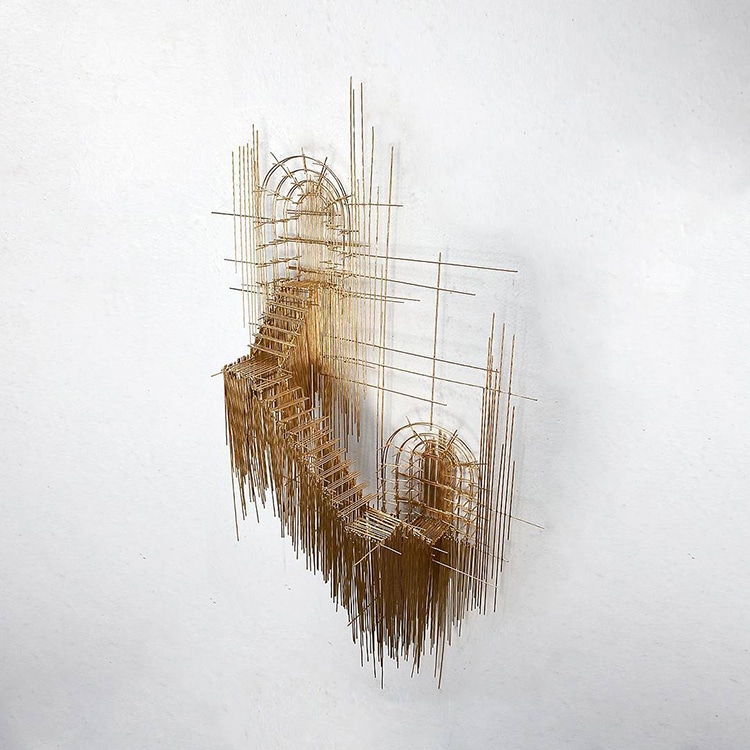 Des sculptures d'escaliers façon croquis d'architecture par David Moreno Des sculptures d escaliers facon croquis d architecture par David Moreno 16 Des sculptures d'escaliers façon croquis d'architecture par David Moreno 16