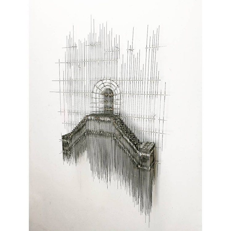 Des sculptures d'escaliers façon croquis d'architecture par David Moreno Des sculptures d escaliers facon croquis d architecture par David Moreno 5 Des sculptures d'escaliers façon croquis d'architecture par David Moreno 5