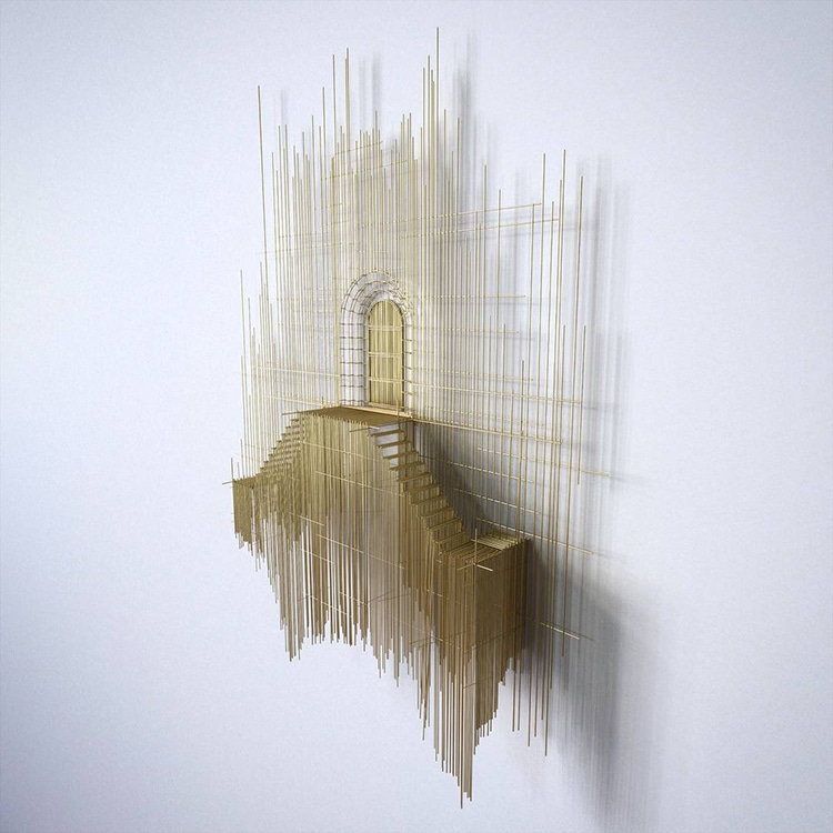 Des sculptures d'escaliers façon croquis d'architecture par David Moreno Des sculptures d escaliers facon croquis d architecture par David Moreno 9 Des sculptures d'escaliers façon croquis d'architecture par David Moreno 9