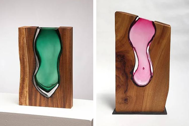 Des sculptures mêlant verre fondu et tronc d'arbre par Scott Slagerman et Jim Fishman Des sculptures melant verre fondu et tronc d arbre par Scott Slagerman et Jim Fishman 4 Des sculptures mêlant verre fondu et tronc d'arbre par Scott Slagerman et Jim Fishman 4