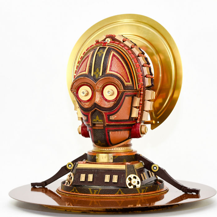 Le recyclage de sacs Louis Vuitton en sculptures Star Wars par Gabriel Dishaw Le recyclage de sacs Louis Vuitton en sculptures star wars par Gabriel Dishaw 13 Le recyclage de sacs Louis Vuitton en sculptures Star Wars par Gabriel Dishaw 13
