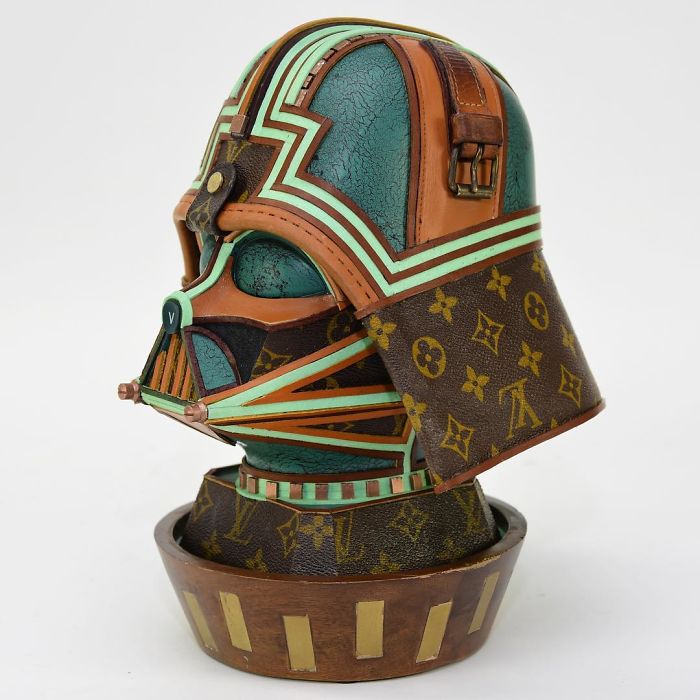 Le recyclage de sacs Louis Vuitton en sculptures Star Wars par Gabriel Dishaw Le recyclage de sacs Louis Vuitton en sculptures star wars par Gabriel Dishaw 16 Le recyclage de sacs Louis Vuitton en sculptures Star Wars par Gabriel Dishaw 16