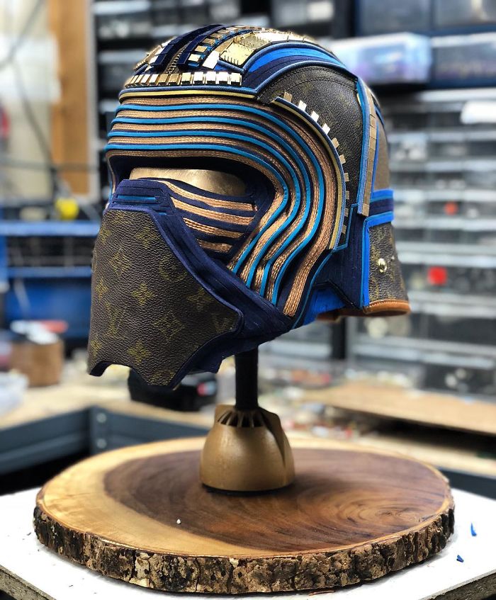 Le recyclage de sacs Louis Vuitton en sculptures Star Wars par Gabriel Dishaw Le recyclage de sacs Louis Vuitton en sculptures star wars par Gabriel Dishaw 6 Le recyclage de sacs Louis Vuitton en sculptures Star Wars par Gabriel Dishaw 6