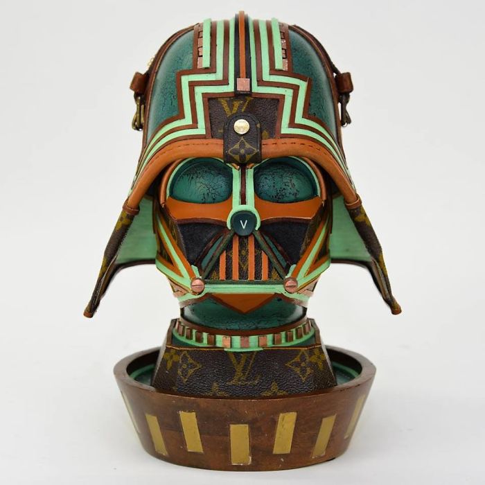 Le recyclage de sacs Louis Vuitton en sculptures Star Wars par Gabriel Dishaw Le recyclage de sacs Louis Vuitton en sculptures star wars par Gabriel Dishaw 7 Le recyclage de sacs Louis Vuitton en sculptures Star Wars par Gabriel Dishaw 7