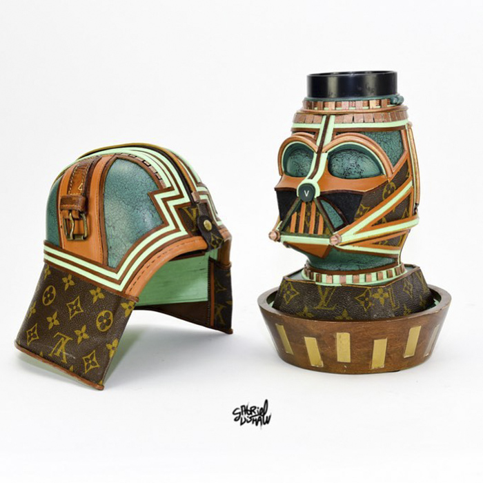 Le recyclage de sacs Louis Vuitton en sculptures Star Wars par Gabriel Dishaw Le recyclage de sacs Louis Vuitton en sculptures star wars par Gabriel Dishaw 8 Le recyclage de sacs Louis Vuitton en sculptures Star Wars par Gabriel Dishaw 8