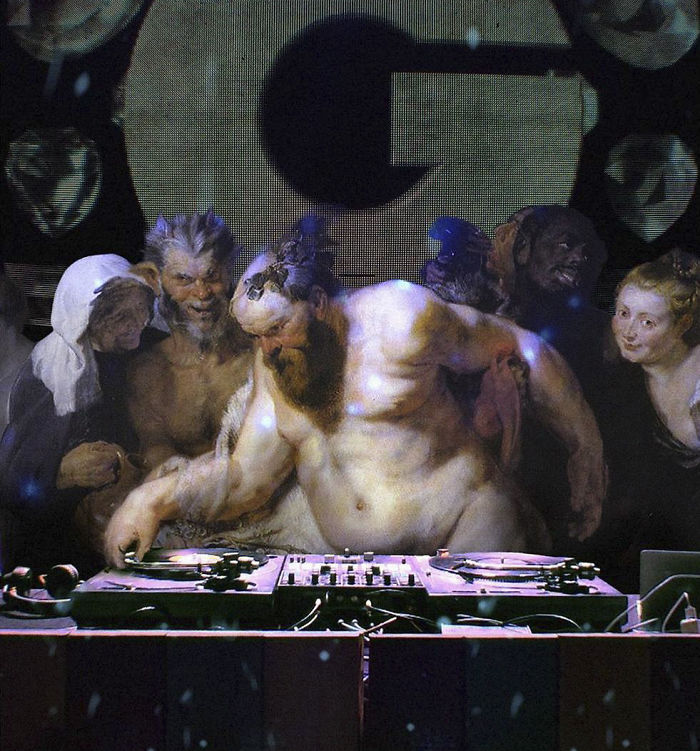 Quand les dieux prennent le métro : les collages anachroniques d’Alexey Kondakov De nouveaux melanges de classiques de la peinture et de vie moderne par Alexey Kondakov 5 Quand les dieux prennent le métro : les collages anachroniques d’Alexey Kondakov 5