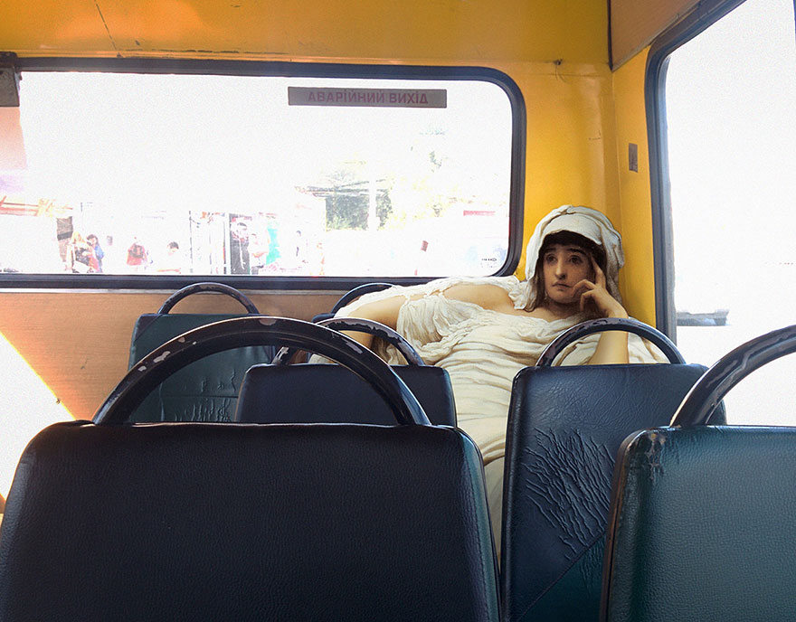 Quand les dieux prennent le métro : les collages anachroniques d’Alexey Kondakov Les melanges de personnages des classiques de la peinture et de la vie moderne par Alexey Kondakov 2 Les-melanges-de-personnages-des-classiques-de-la-peinture-et-de-la-vie-moderne-par-Alexey-Kondakov-2