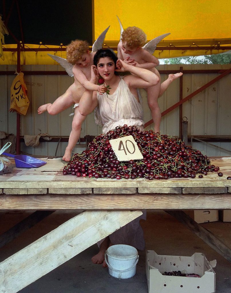 Quand les dieux prennent le métro : les collages anachroniques d’Alexey Kondakov Les melanges de personnages des classiques de la peinture et de la vie moderne par Alexey Kondakov 4 Les-melanges-de-personnages-des-classiques-de-la-peinture-et-de-la-vie-moderne-par-Alexey-Kondakov-4