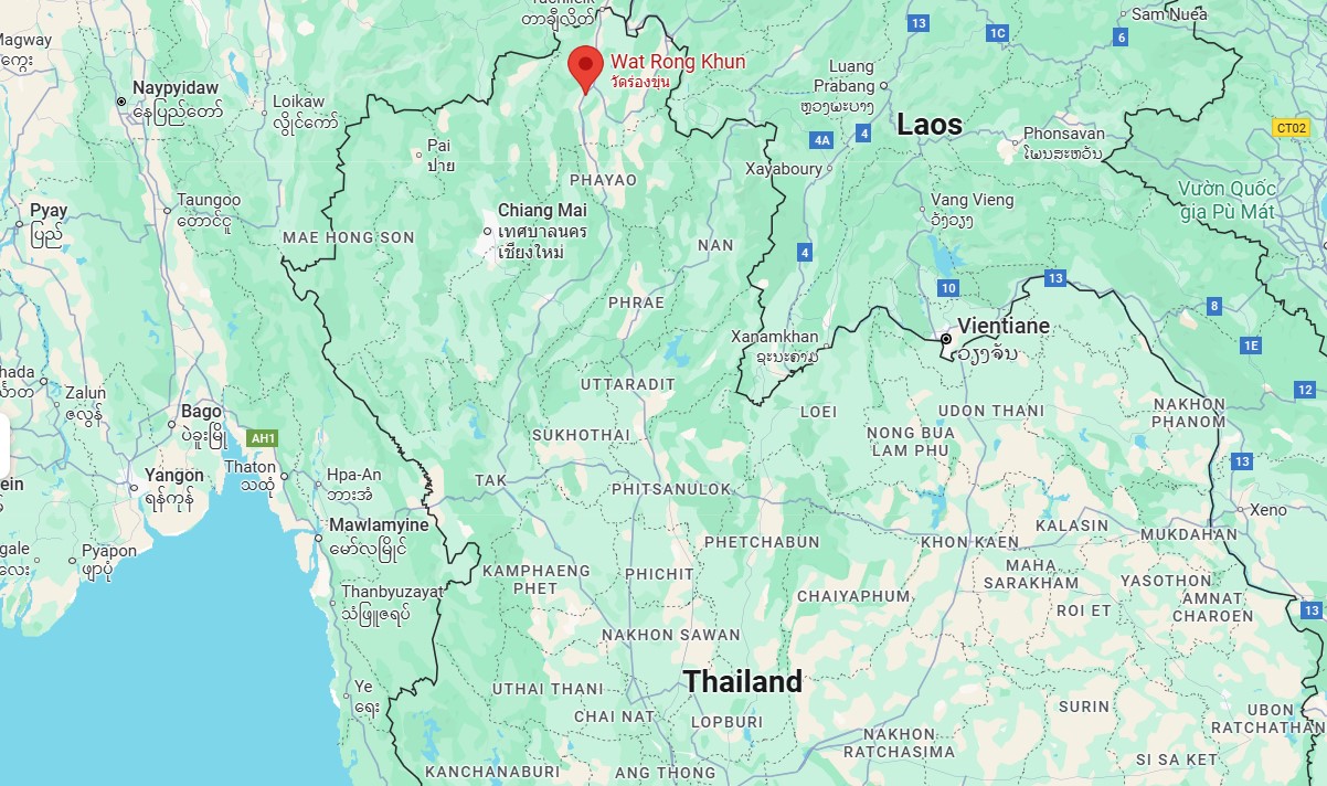 Wat Rong Khun, le temple blanc Wat Rong Khun le temple blanc maps Wat-Rong-Khun-le-temple-blanc-maps