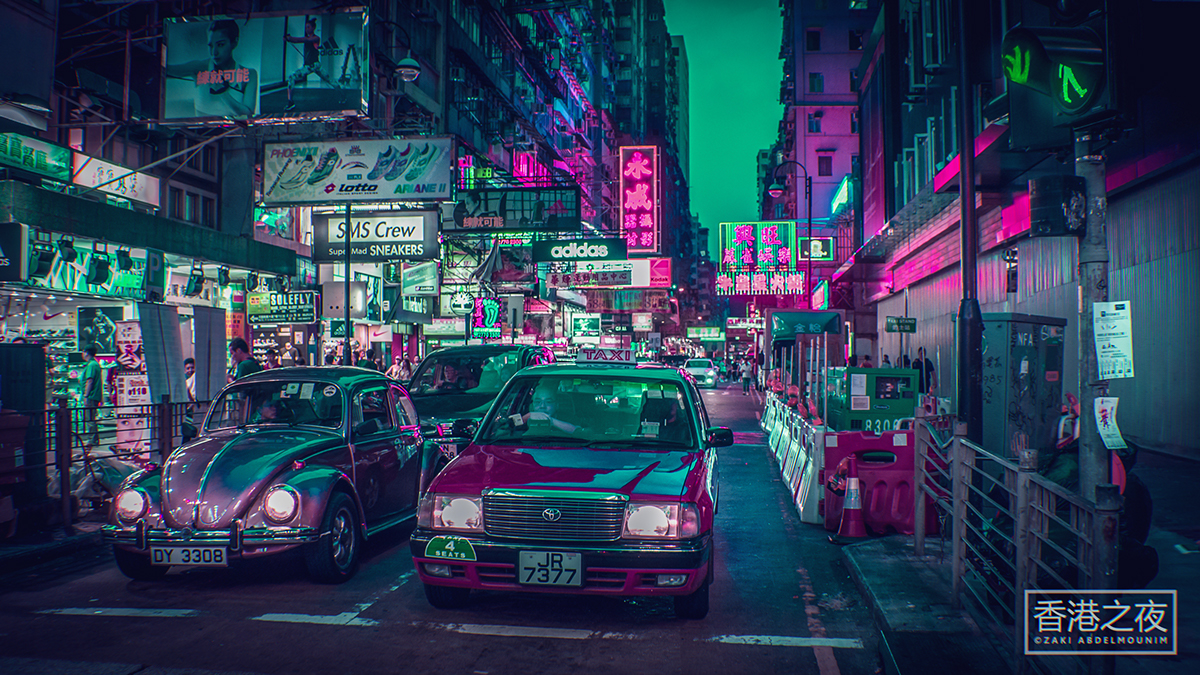 Les rues de Hong Kong au néon par Zaki Abdelmounim Les rues de Hong Kong au neon par Zaki Abdelmounim 13 Les-rues-de-Hong-Kong-au-neon-par-Zaki-Abdelmounim-13