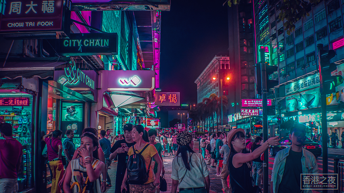 Les rues de Hong Kong au néon par Zaki Abdelmounim Les rues de Hong Kong au neon par Zaki Abdelmounim 5 Les-rues-de-Hong-Kong-au-neon-par-Zaki-Abdelmounim-5