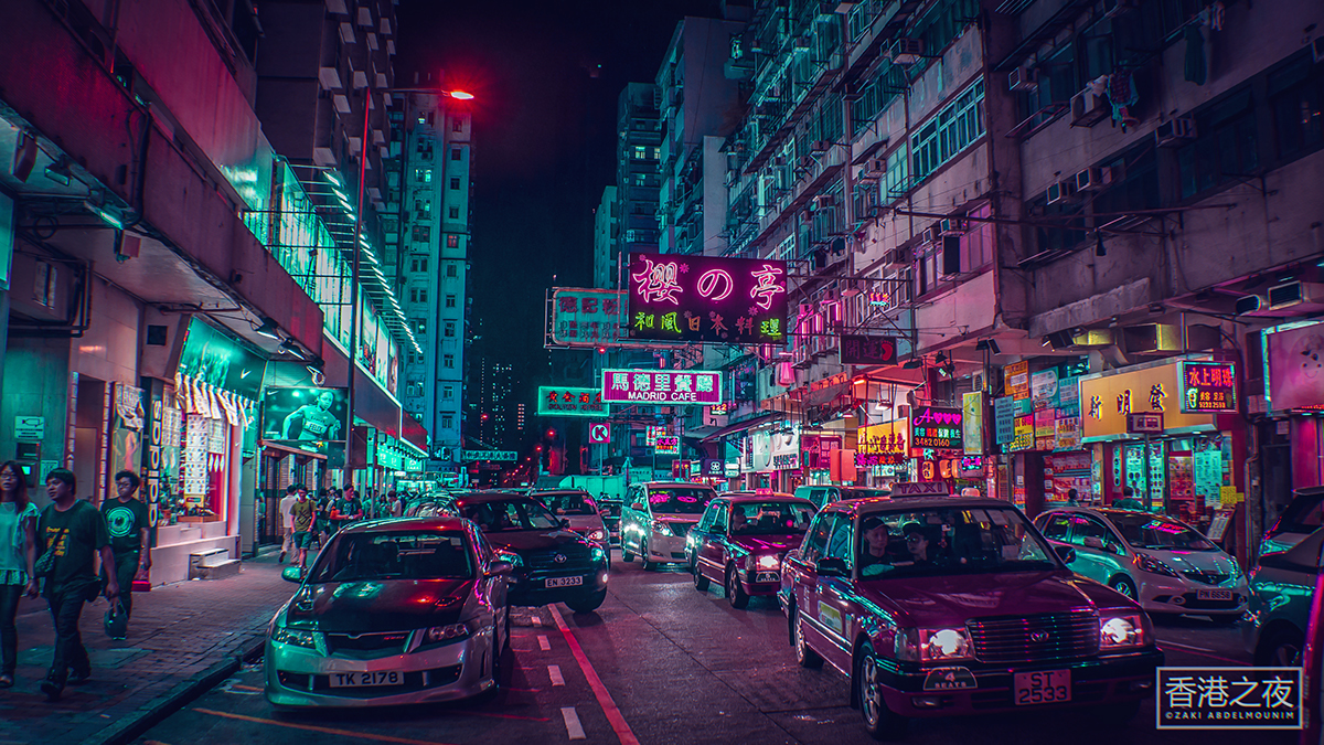 Les rues de Hong Kong au néon par Zaki Abdelmounim Les rues de Hong Kong au neon par Zaki Abdelmounim 9 Les-rues-de-Hong-Kong-au-neon-par-Zaki-Abdelmounim-9
