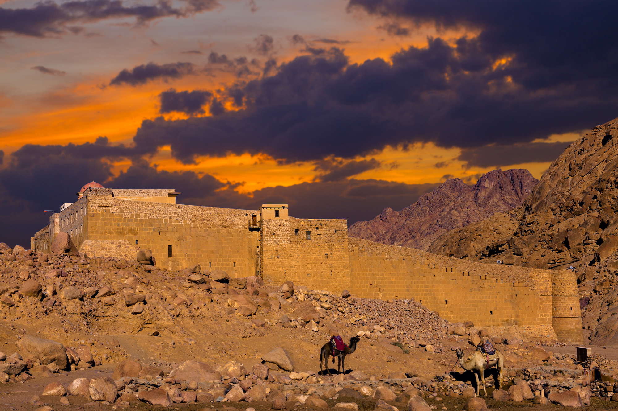 Le monastère Sainte-Catherine du Sinaï : entre désert, buisson ardent et plus vieille bibliothèque du monde Le monastere Sainte Catherine du Sinai et la seconde plus vieille bibliotheque du monde 6 Le-monastere-Sainte-Catherine-du-Sinai-et-la-seconde-plus-vieille-bibliotheque-du-monde-6