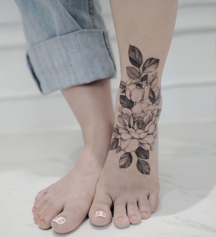 de nouveaux delicats tatouages par le jardin de Zihwa 10 de nouveaux delicats tatouages par le jardin de Zihwa 10