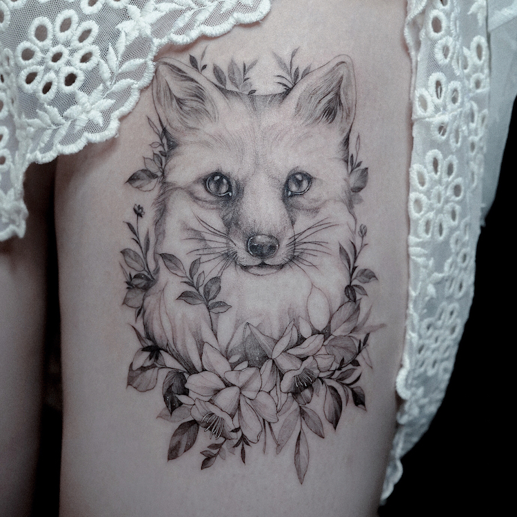 de nouveaux delicats tatouages par le jardin de Zihwa 7 de nouveaux delicats tatouages par le jardin de Zihwa 7