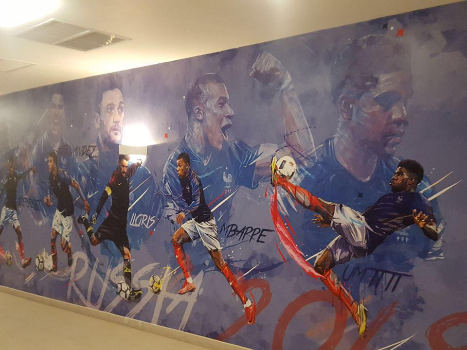 Les fresques sur les murs de l'hotel de l'équipe de France à Istra par Yann Dalon Les fresques sur les murs de l hotel de l equipe de France a Istra par Yann Dalon 29 fresque Les-fresques-sur-les-murs-de-l-hotel-de-l-equipe-de-France-a-Istra-par-Yann-Dalon-29-fresque